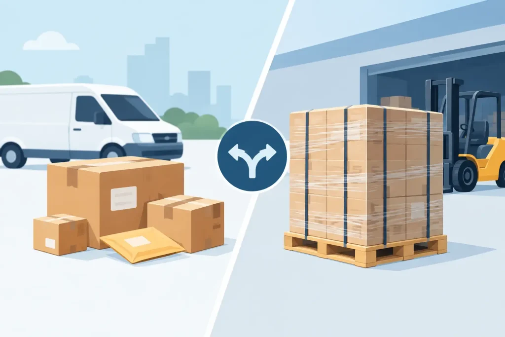 Parcel Versus Pallet Freight: Which Fits?